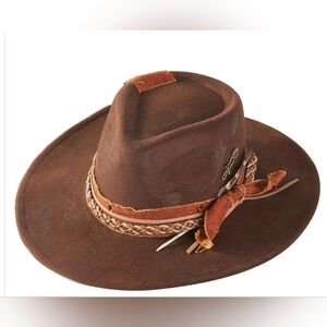 Western Versatile Shapeable Cowboy Fedora Hat